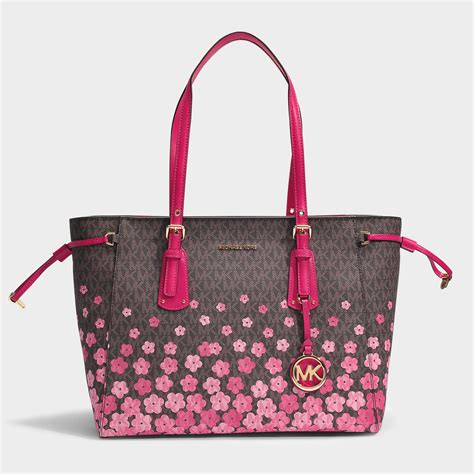 michael kors zip bag|michael kors tote bag pink.